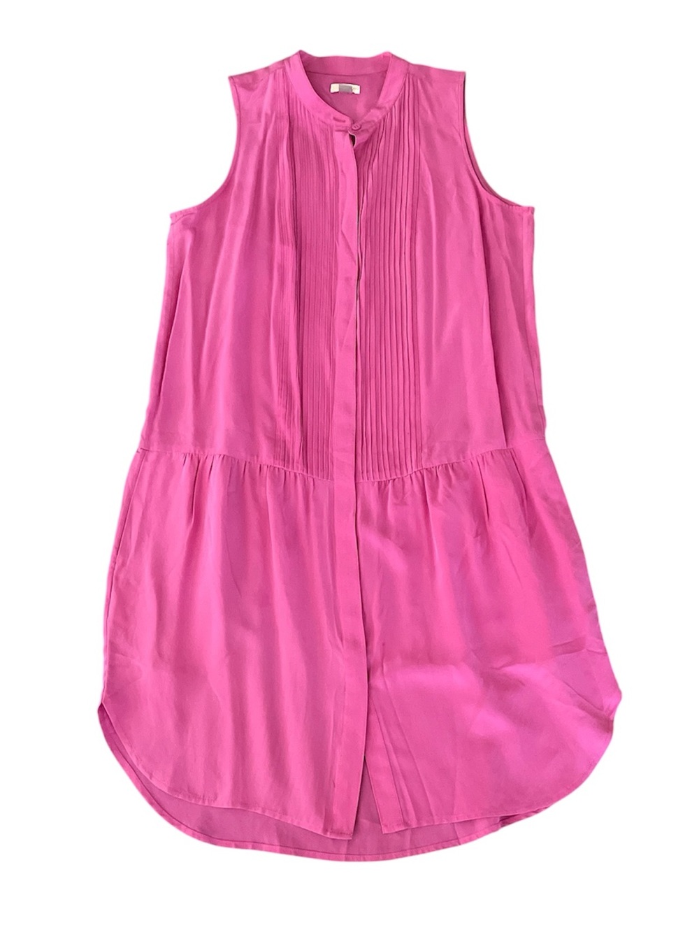 Fossil pink vintage 100% silk lounger/dress